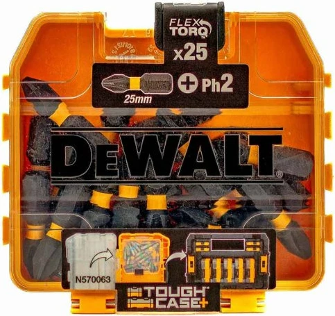 Bit Dewalt DT70555T PH2 25mm, set 25 copë