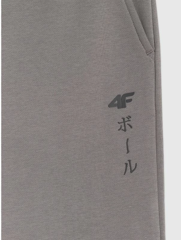 Pantallona sportive për fëmijë 4F, gri