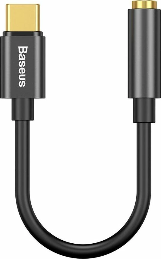 Adapter Baseus L54 USB-C në 3.5mm Jack me DAC, black