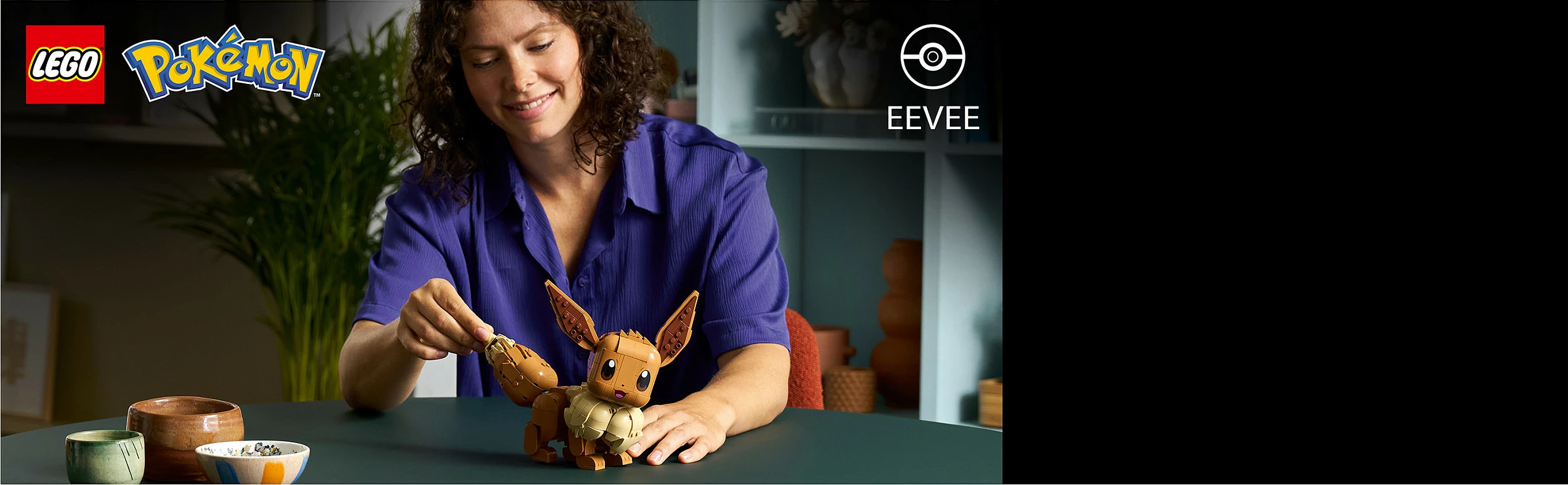 Set ndërtimi LEGO Pokémon Eevee (Evoli) 72151, 587 copë, 18+, Multicolor