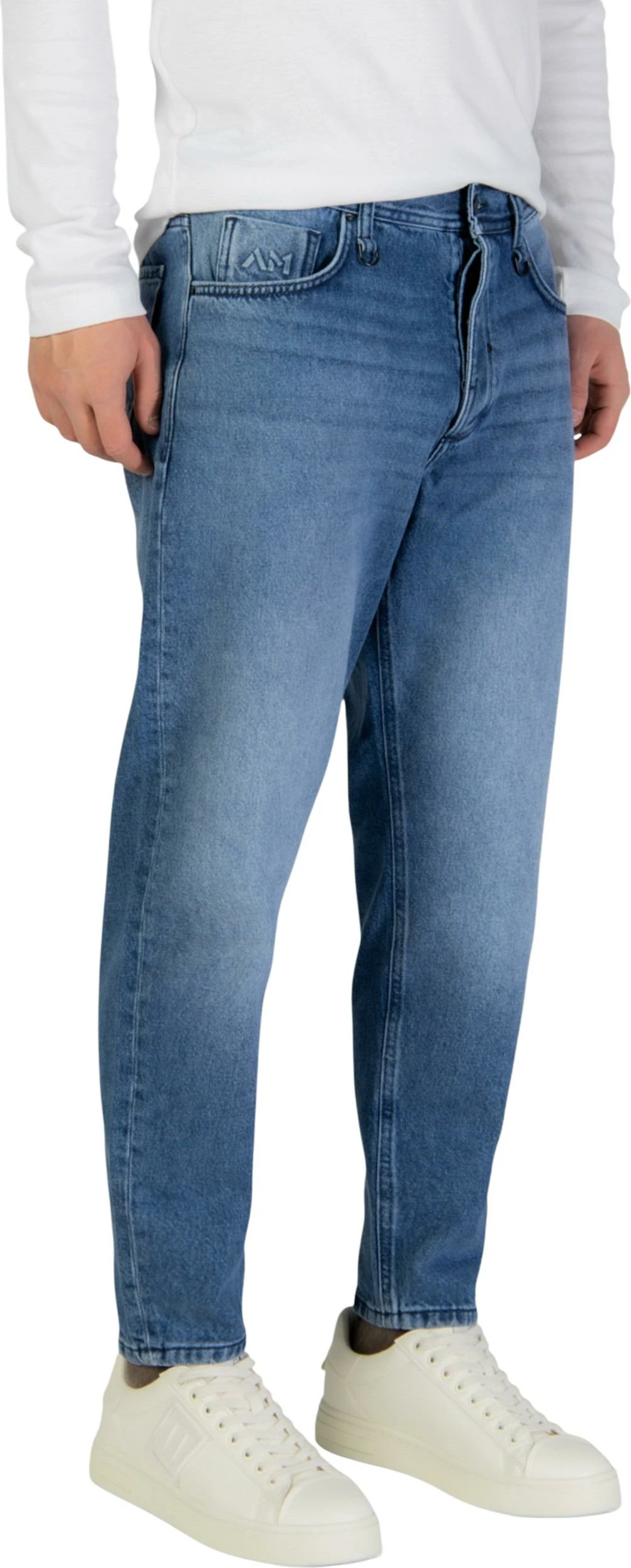 Xhinse për meshkuj Antony Morato DORIS Baggy Ankle Length Fit MMDT00291-FA700166 W02253, denim [Madhësia: W29]