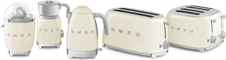 Toster SMEG TSF02CREU, 2-fetash, krem