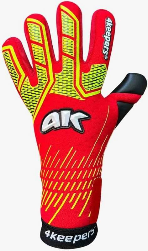 Doreza portieri 4keepers për meshkuj, të kuqe-verdhë [Madhësia: 8.5]