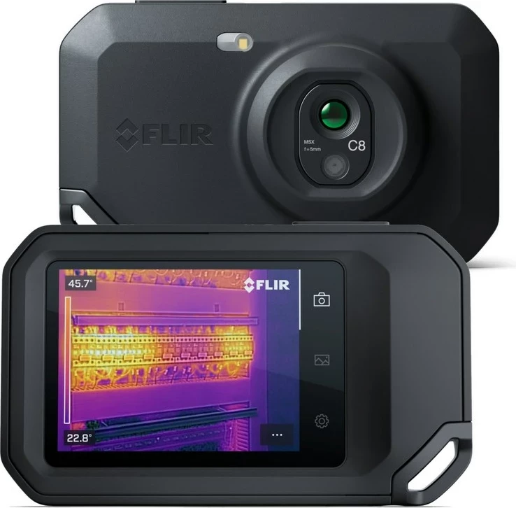 Kamerë termike FLIR C8, 320x240, ekran LCD, e zezë