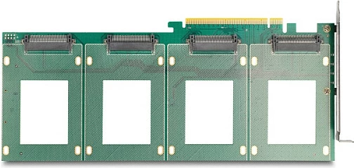 Kartelë zgjerimi PCIe DeLOCK PCIe 4.0 x16, 4x U.2 NVMe SFF-8639, internal