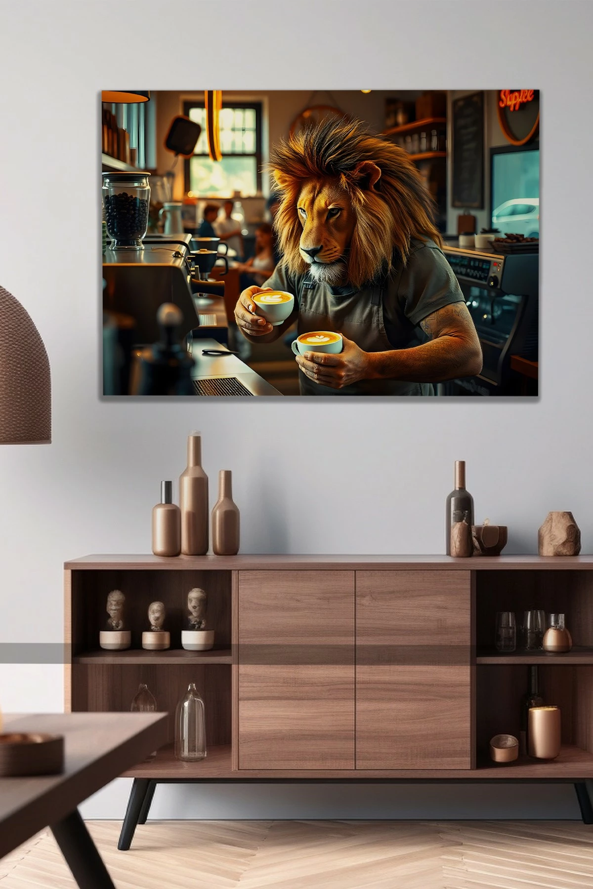 Pikturë dekorative në kanavacë, shumëngjyrëshe, Ersyaıhyvn20, 50x70cm