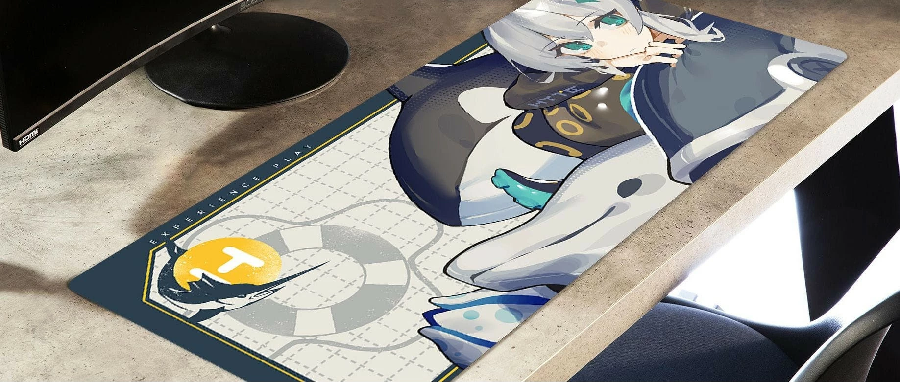 Mauspad HYTE Offshore Desk Pad, dizajn anime
