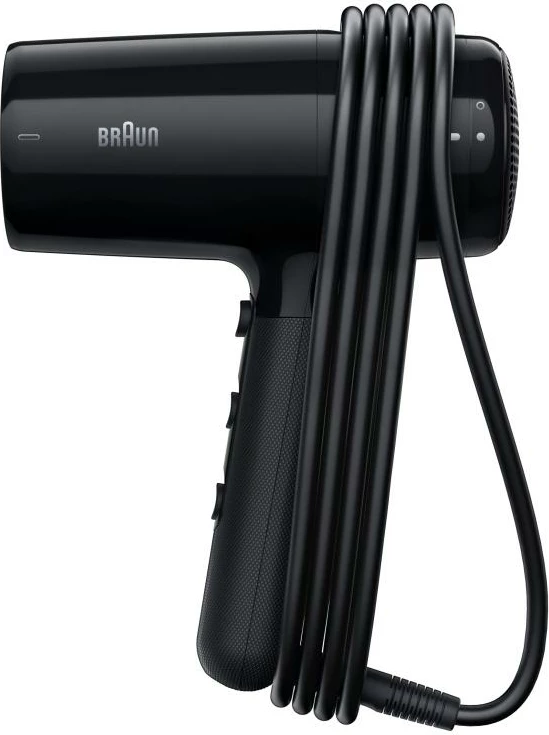 Tharëse flokësh Braun Haircare HD2 BRHD225E, e zezë me shkëlqim
