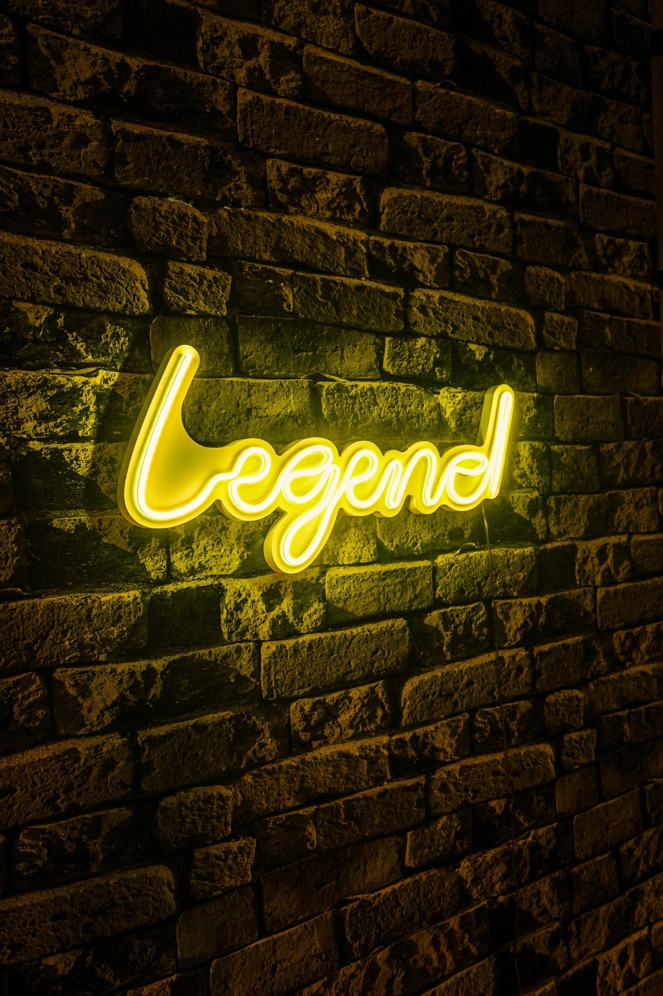 Dekorim plastik me drita LED, Legend, ngjyrë e verdhë