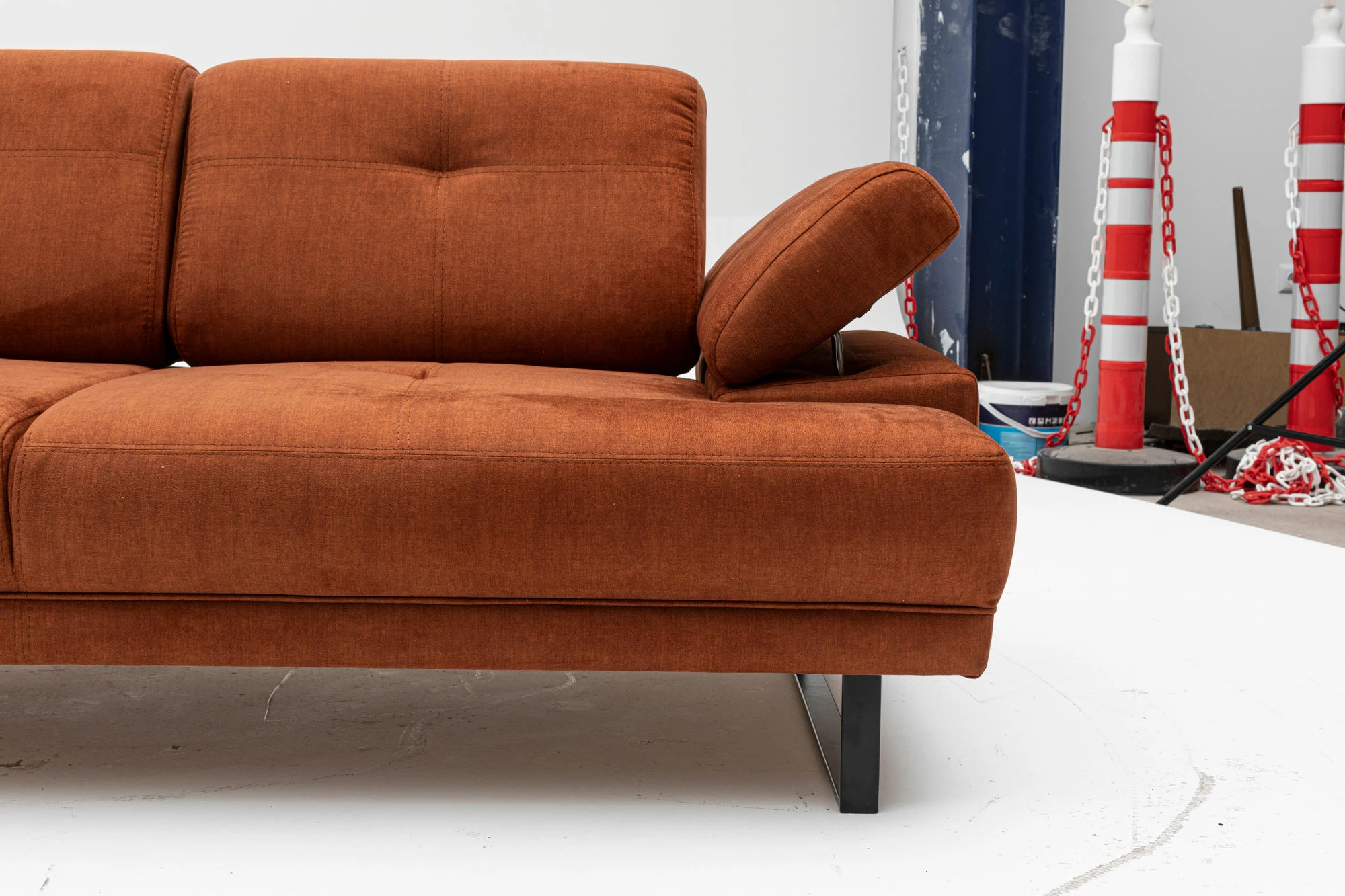 Divan-krevat 2 vende, Atelier del Sofa, Mustang, portokalli