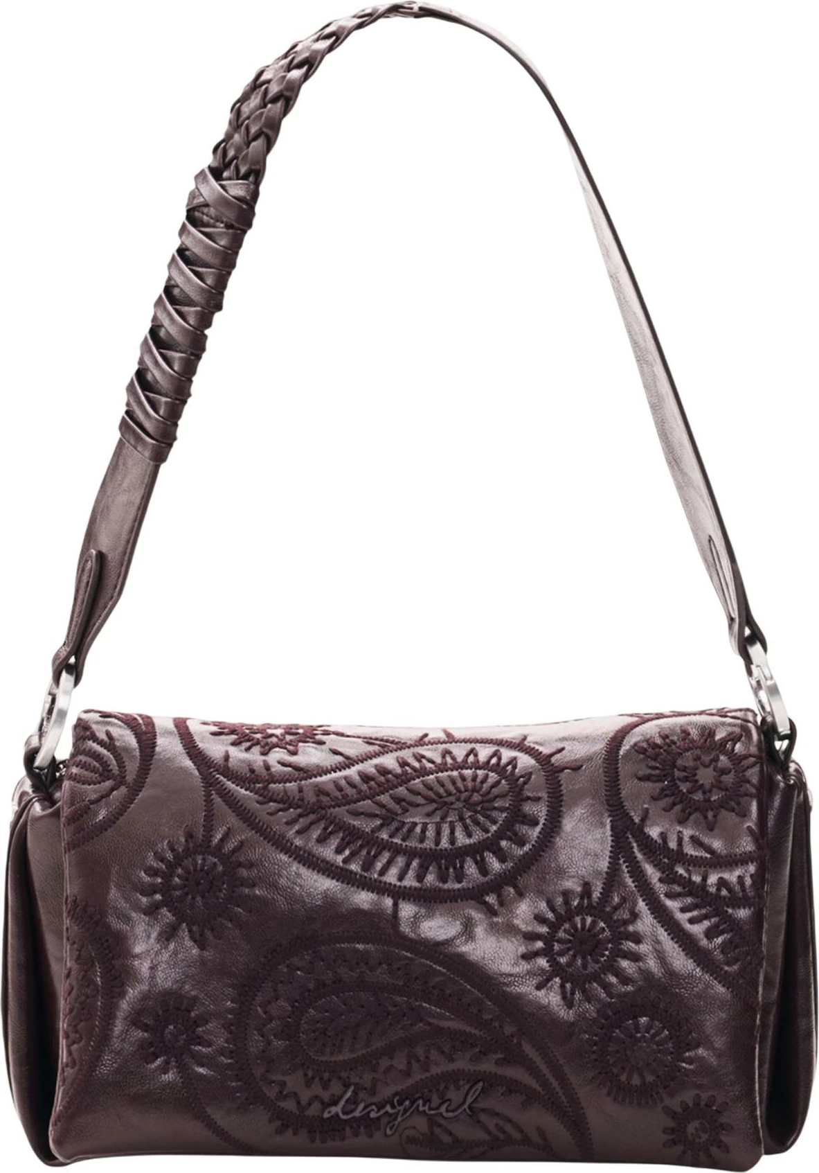Çantë krahu për femra Desigual Siroco Naron Mini 26WAXPAA, kafe e errët