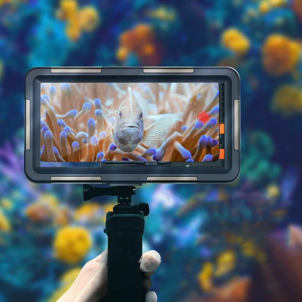 Mbështjellës Tech-Protect Waterproof Case IPX8 për celular 4.7-6.7 inç, i zi