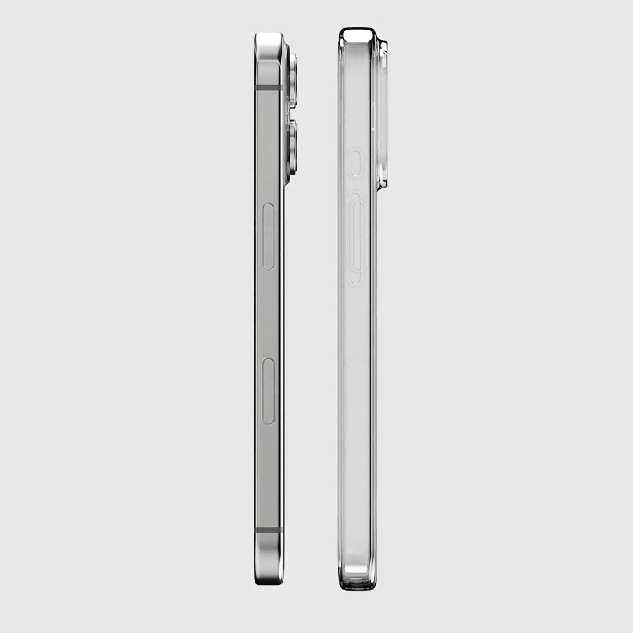 Mbështjellës SBS Skinny Cover për iPhone 17, TPU, ultra i hollë, transparent