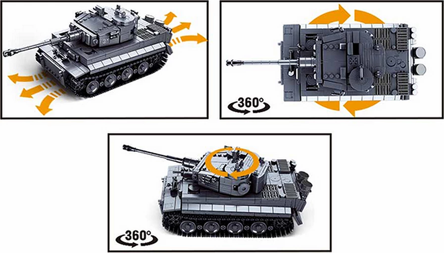 Lodër Sluban Sluban Army RC German tiger tank M38-B0851