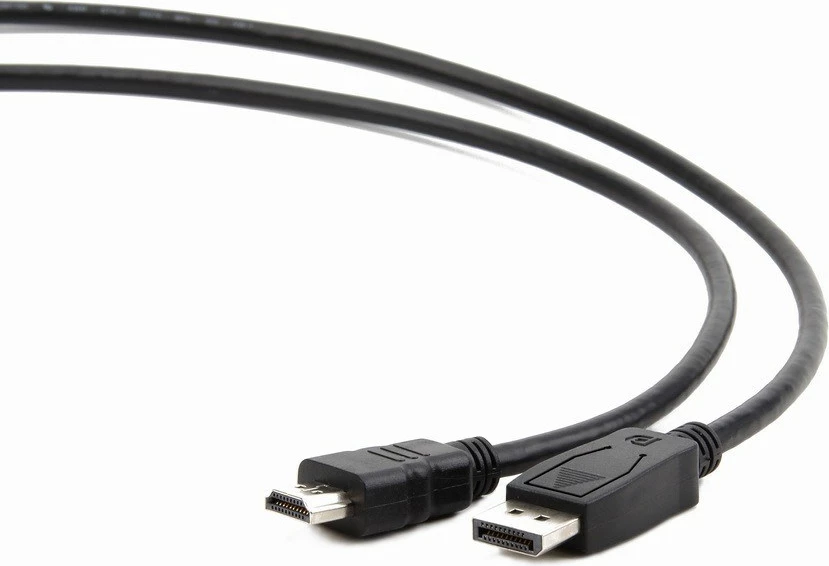 Kabllo HDMI Gembird, Type A DisplayPort, 1.8m, e zezë 