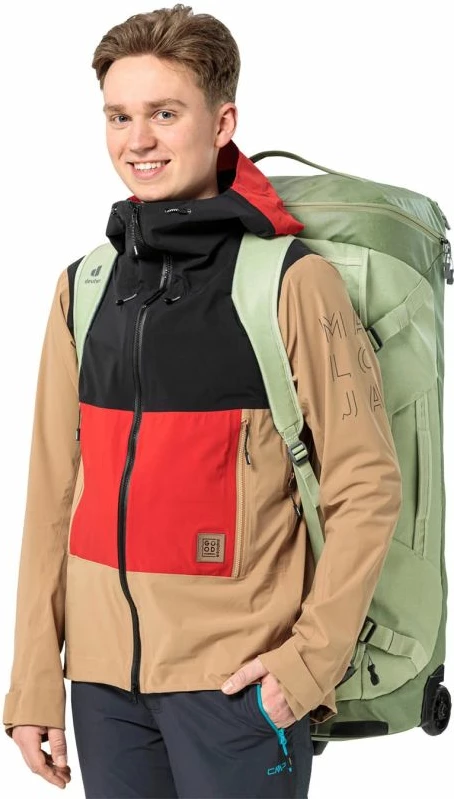 Çantë udhëtimi Deuter Duffel Pro Movo 90 3501225-1213, mineral-grove