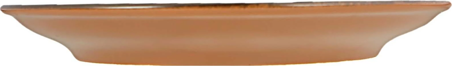 Pjatë e sheshtë Porland Lykke Ø310 mm, kafe, set 6 copë