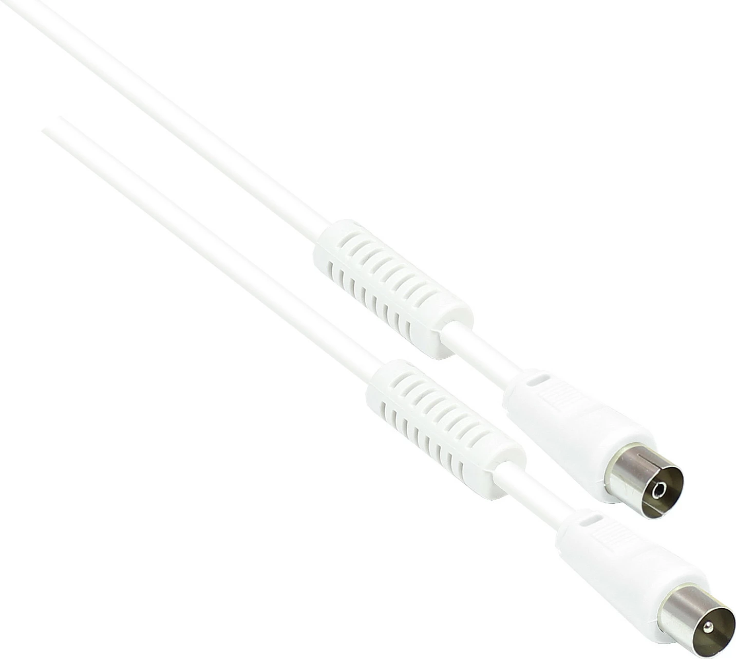 Kablle antene GoodConnections S-PAK015, IEC-IEC, 1.5 m, 75Ω, e bardhë