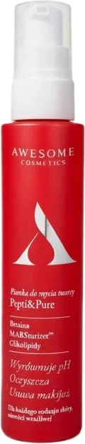 Shkumë pastruese për fytyrë Awesome Cosmetics Pepti&Pure për femra 100ml