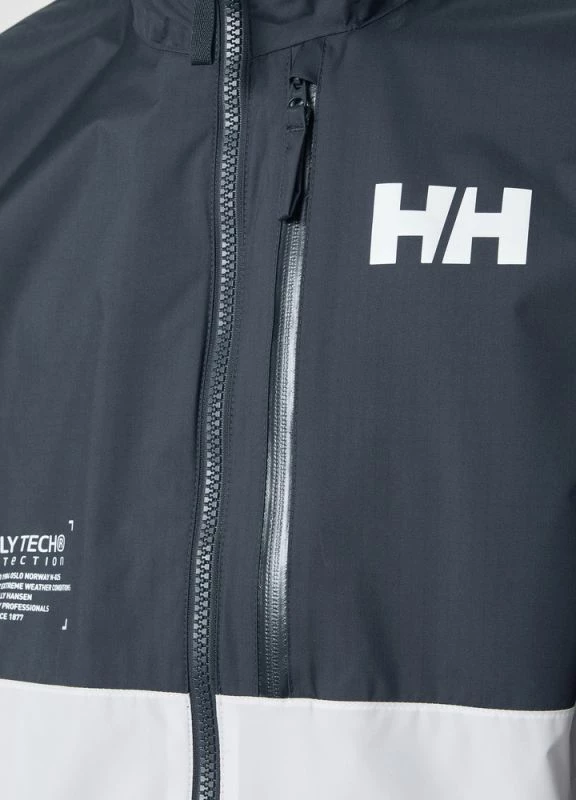 Jakne për meshkuj Helly Hansen, bardhë dhe grafit [Madhësia: L]