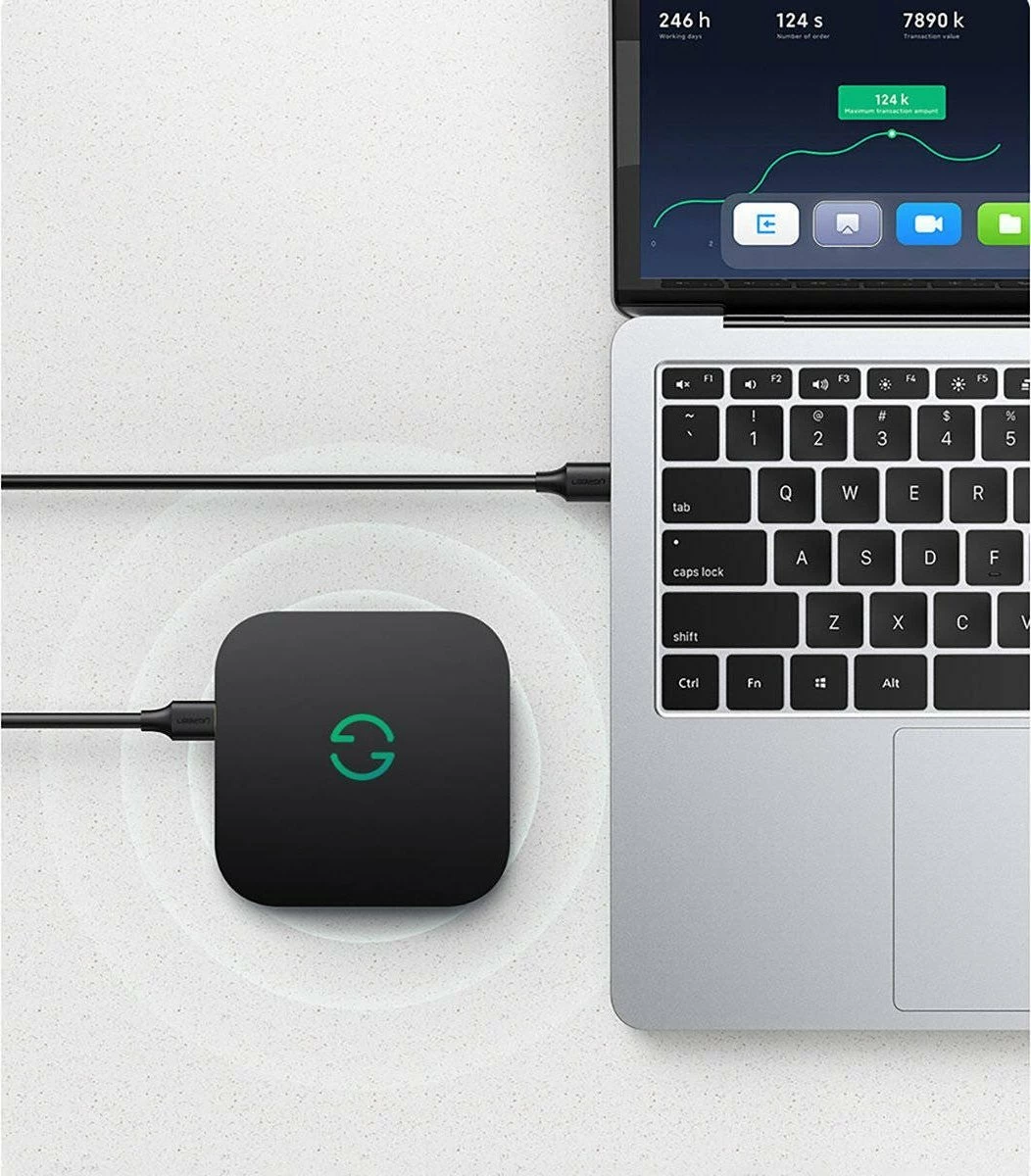 Kabllo USB-A në USB-A Ugreen 90576, 3 m, USB 3.2 Gen 1 (5 Gbps), e zezë