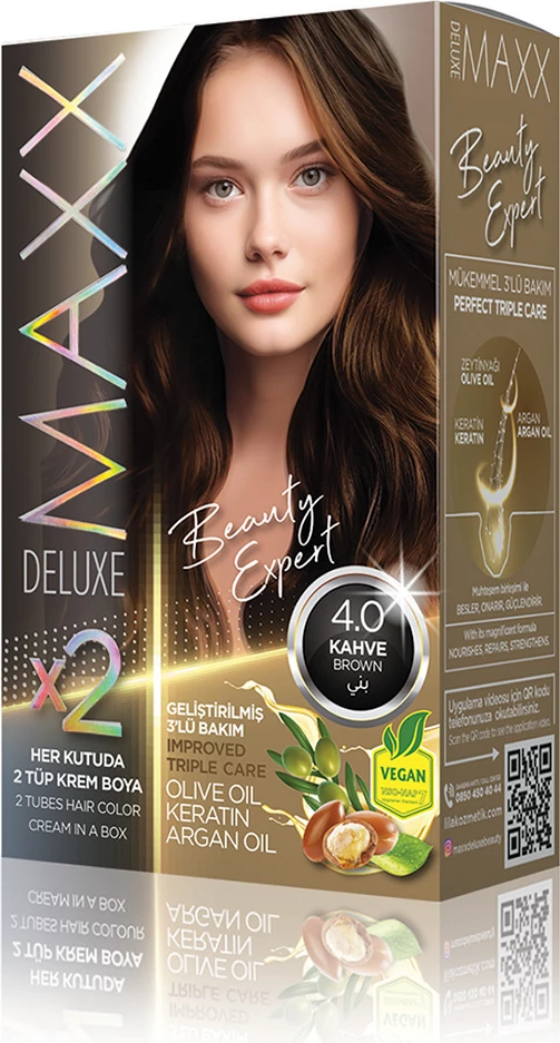 Ngjyrë për flokë SET B-EXPERT 4.0 Brown, 2 x 50 ml