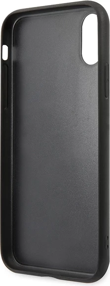 Mbështjellës Karl Lagerfeld Saffiano Karl&Choupette Head për iPhone X/XS, e zezë