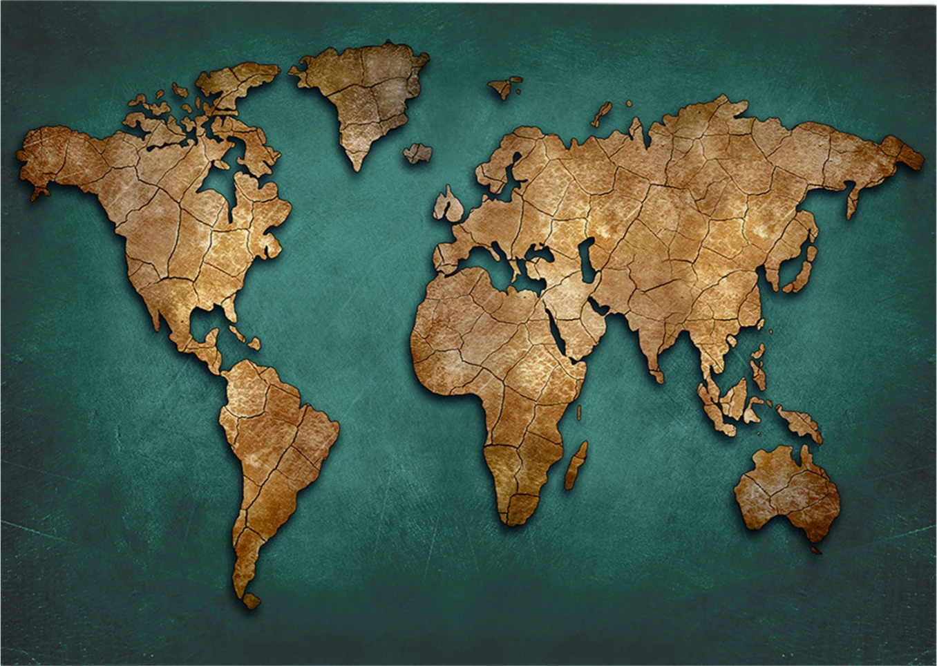 Pikturë kanavace harta e botës FH7197.01 100x3x70 cm