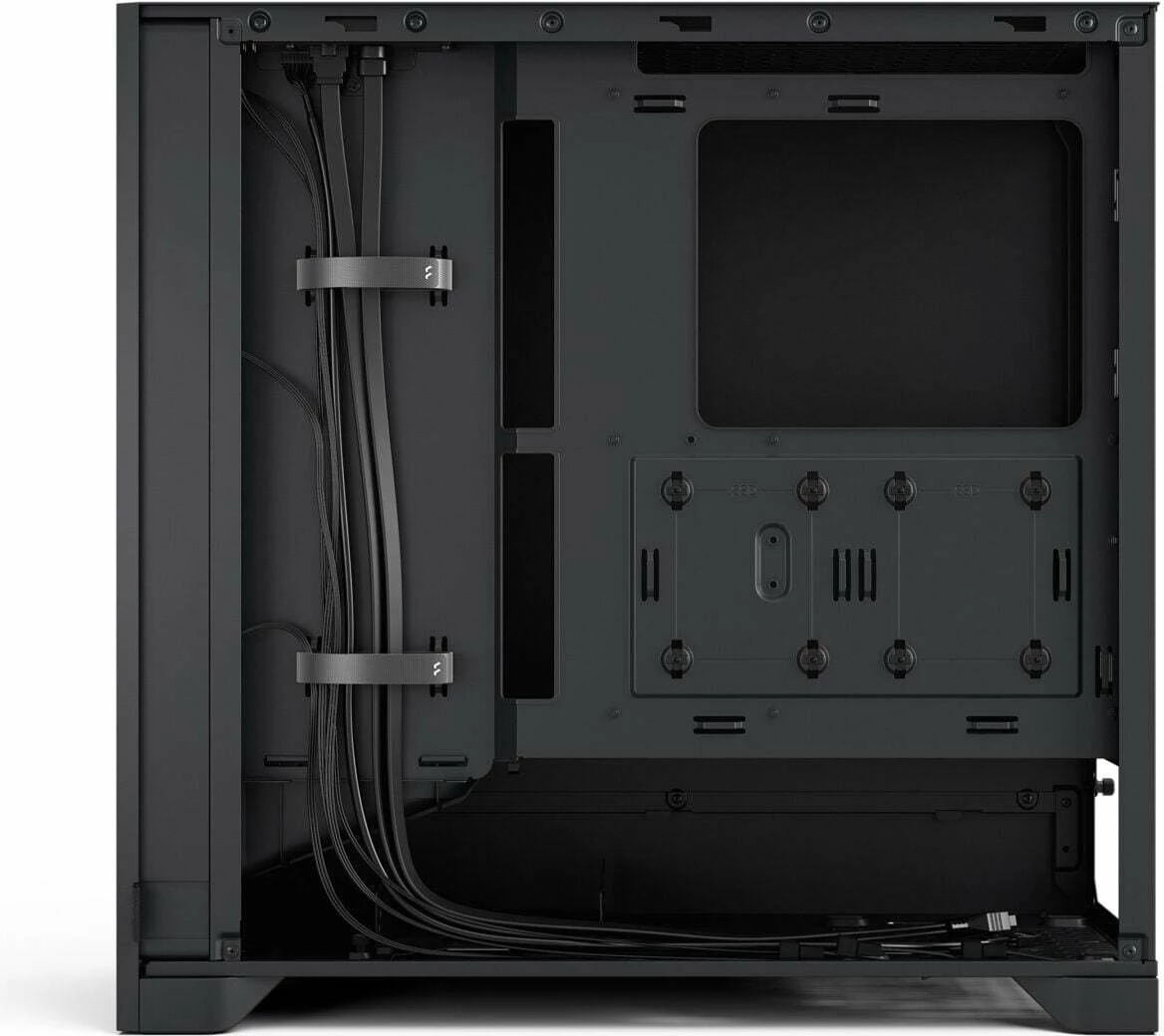 Kasë Fractal Design Pop 2 Air Solid FD-C-POA2A-01, Midi Tower ATX, pa furnizim, pa dritare, e zezë