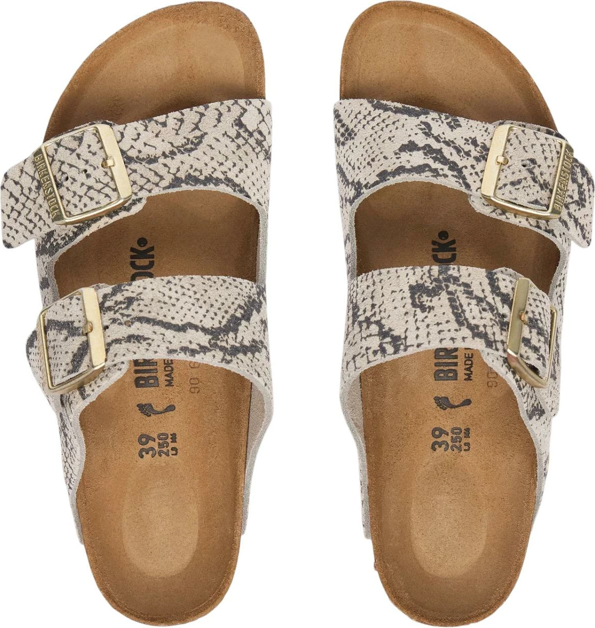 Sandale për femra Birkenstock Arizona 1033065, gri perla [Madhësia: 38]