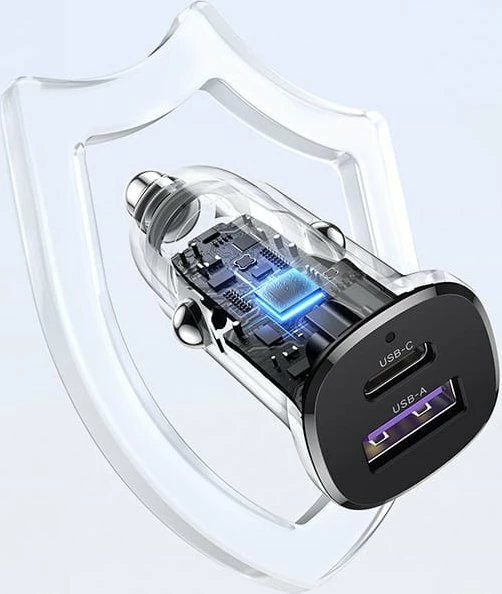 Karikues veture Ugreen EC305 (25845), 30W, 1x USB-C + 1x USB-A, i zi