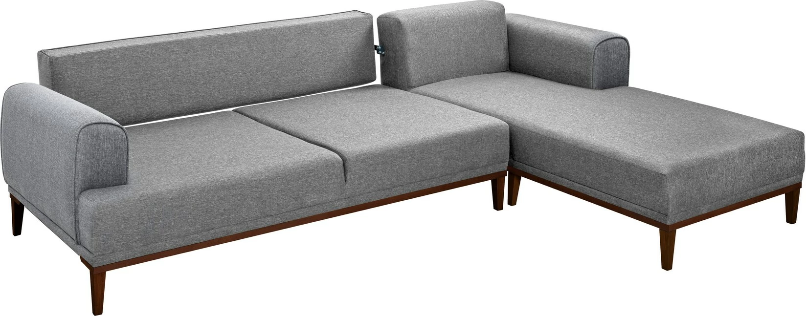 Këndare Atelier del Sofa, Vina Corner, ngjyrë gri dhe arre