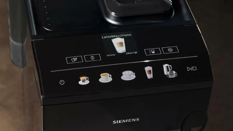 Makineri kafeje, Siemens, TP511R09, espresso automatike 15 bar, depo uji 1.7–2.1L, kafe kokrra, e zezë