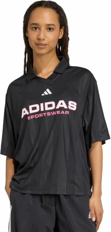 Maicë polo për femra adidas, e zezë