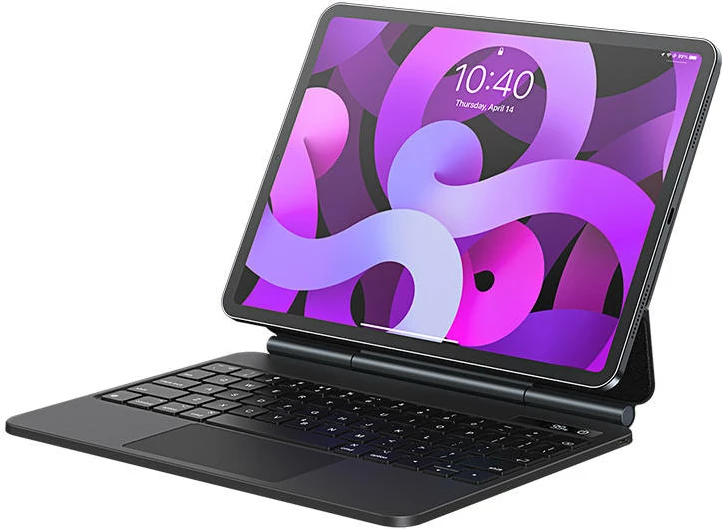 Mbështjellës me tastierë Baseus Brilliance për iPad Pro 12.9" (2018/2020/2021), Gri