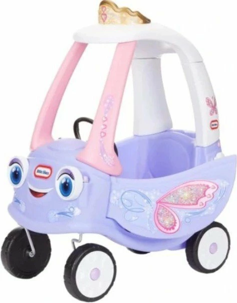 Veturë lodër me shtytje Little Tikes Cozy Coupe Fairy, për 18+ muaj, vjollcë