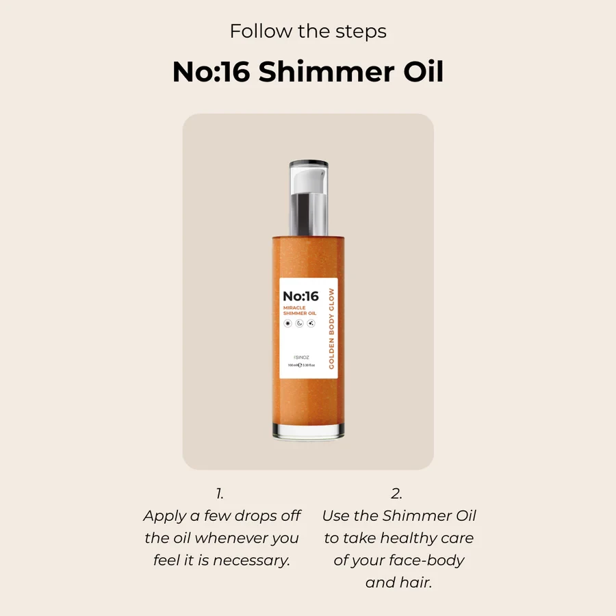Miracle Shimmer Oil Sinoz No:16 
