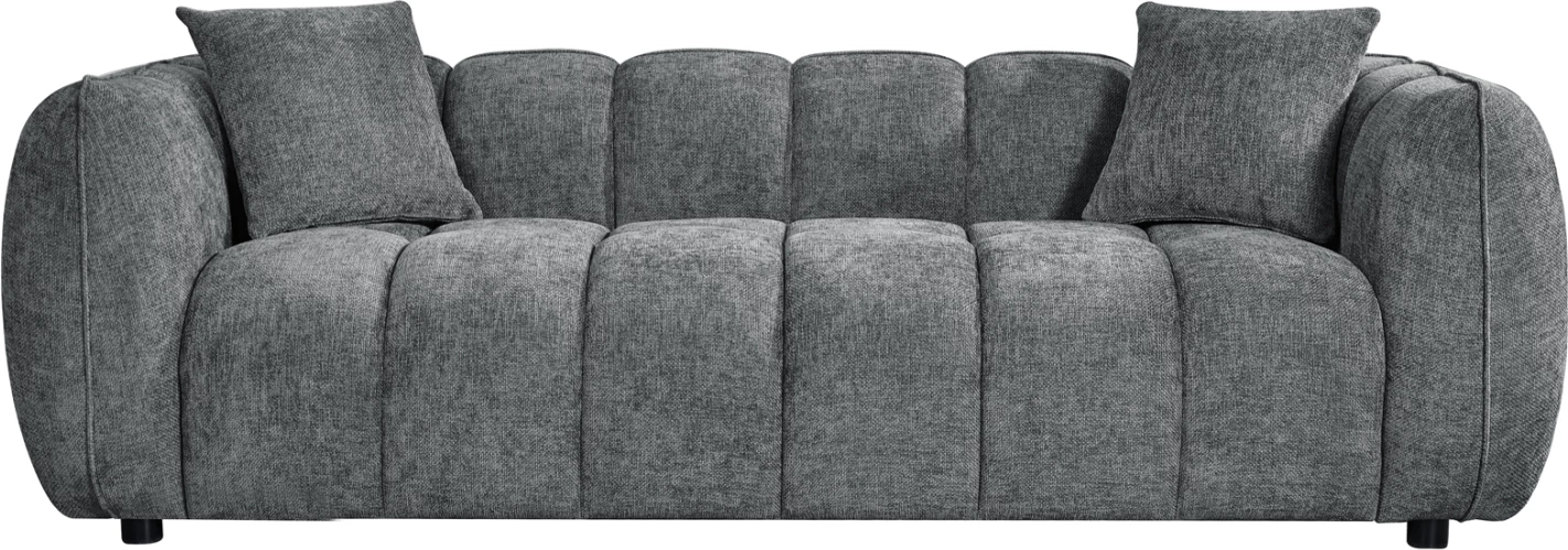 Divan treshe LYKKE, material gri, FH3323.01, 229x89x70cm
