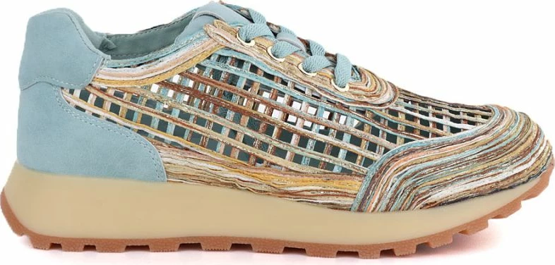 Këpucë femrash Artiker 58C1289, kaltër/bezhë