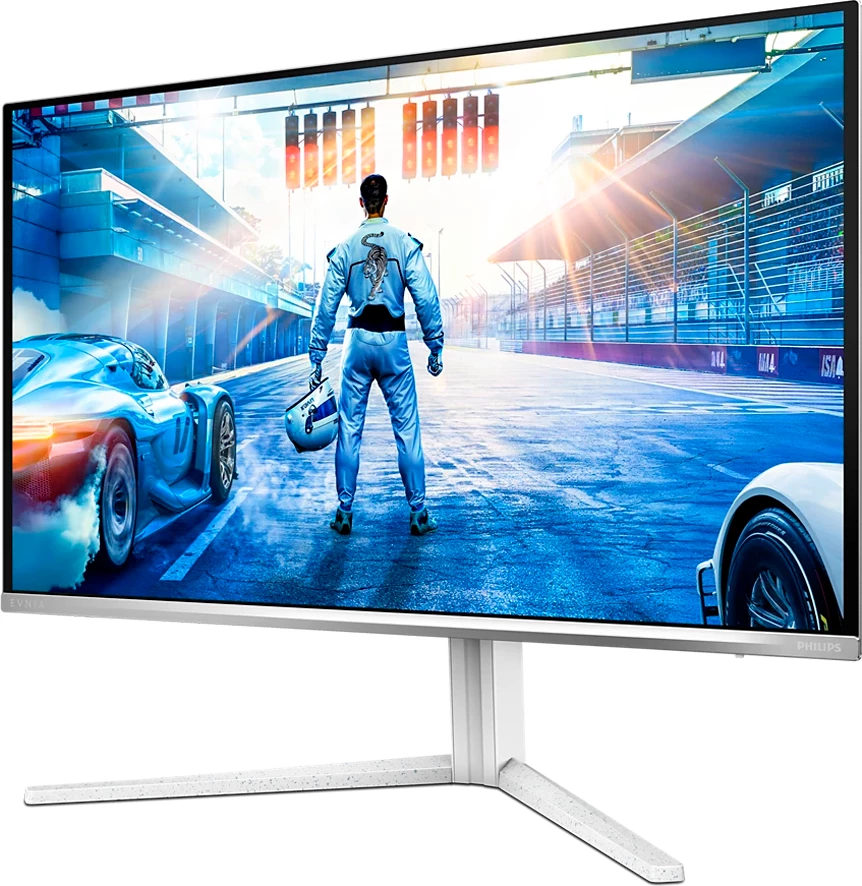 Monitor gaming PHILIPS Evnia 6000 27M2N6501L 27\" QHD QD-OLED 240Hz 0.03ms Adaptive Sync HDR10 Ambiglow, i bardhë