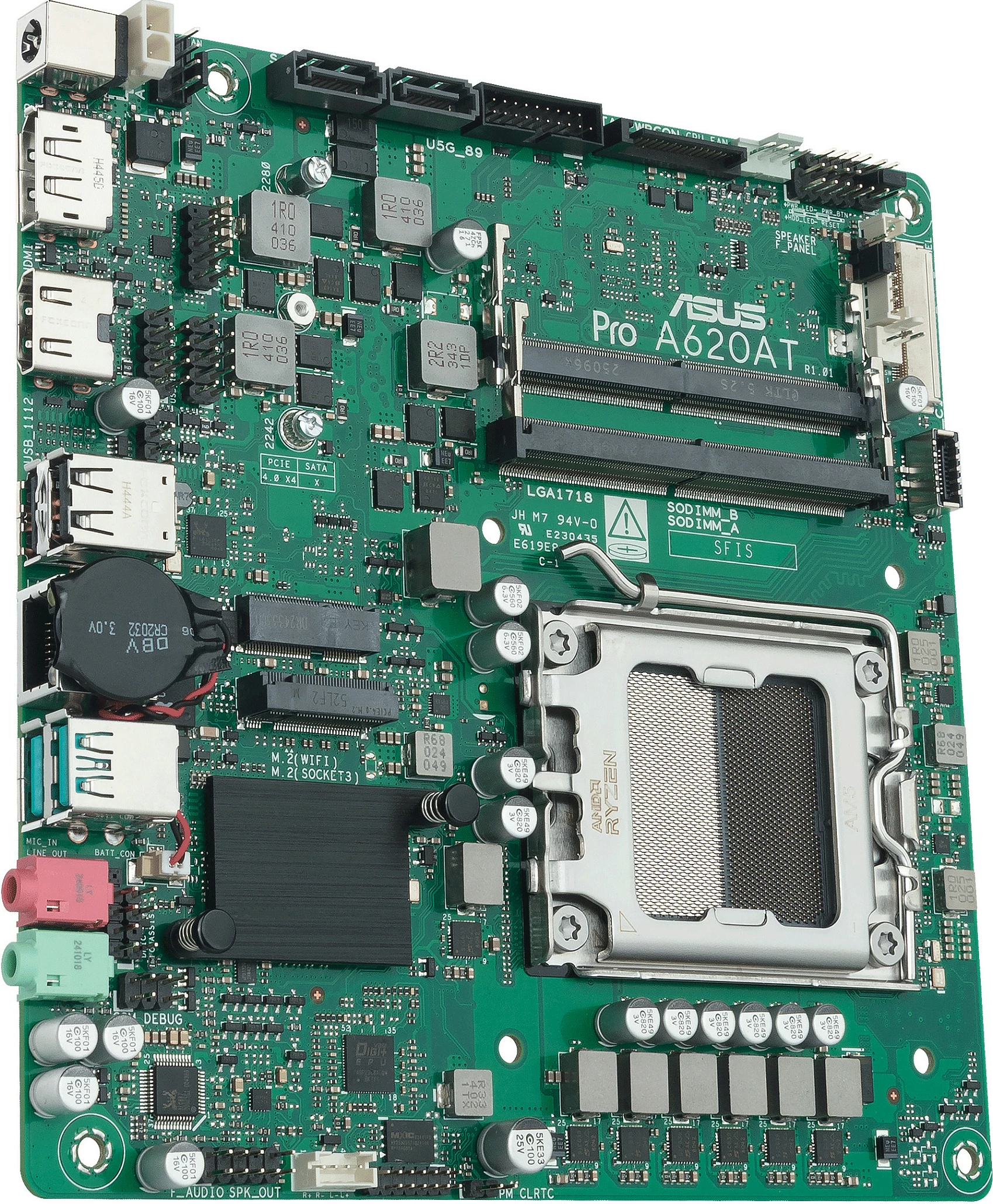 Pllakë amë ASUS Pro A620AT-CSM, Socket AM5, DDR5 deri 128GB