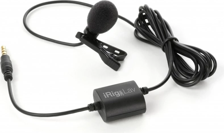 Mikrofon me kapëse IK Multimedia iRig Mic Lav, i zi