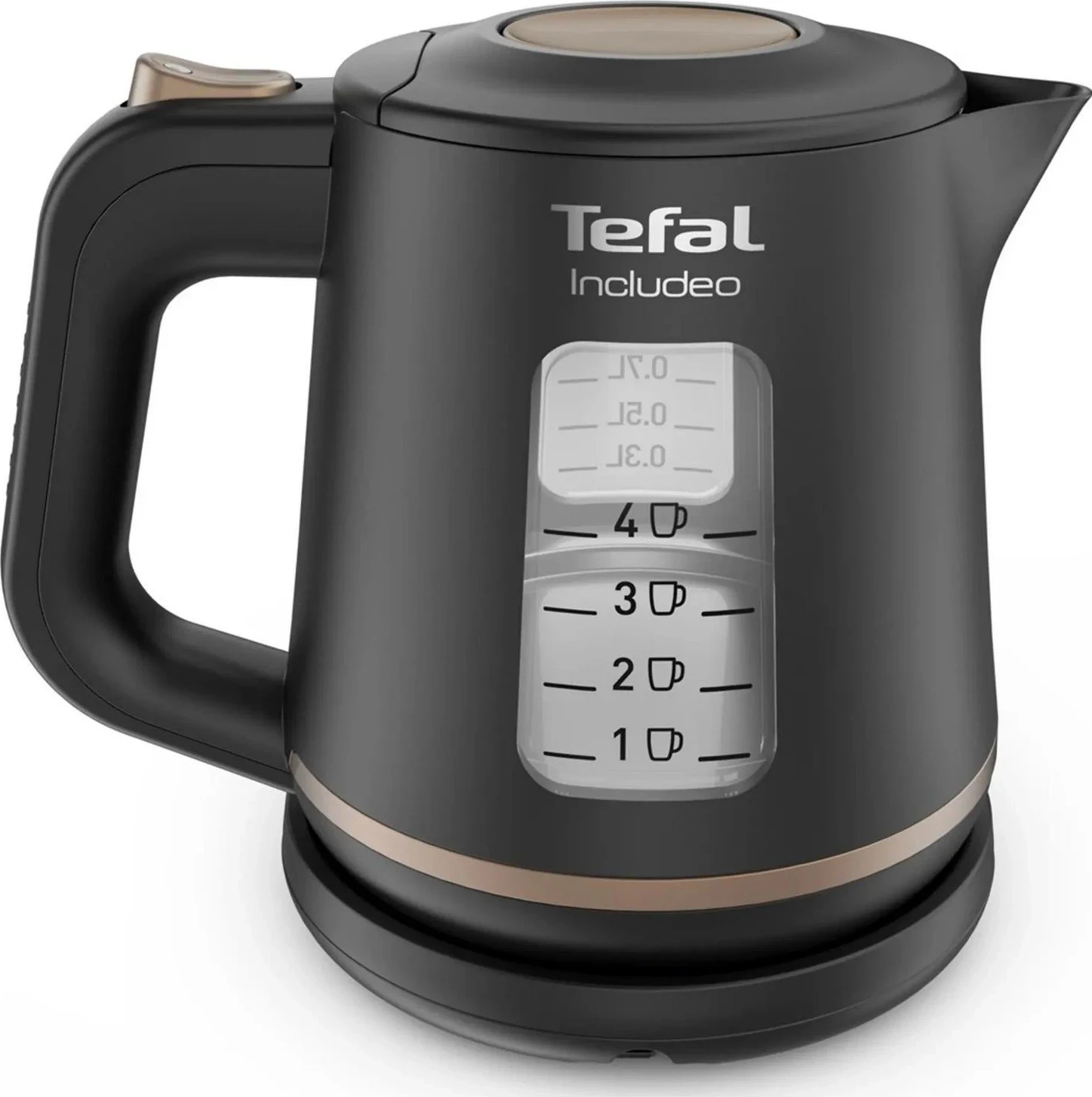 Çajnik elektrik Tefal Includeo KI533811, ngjyrë e zezë