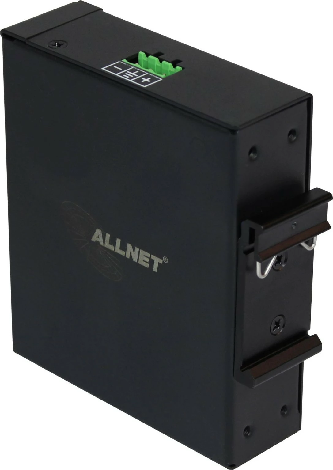 PoE Injektor ALLNET Industrial Gigabit, 15.4W/30W/90W, Metallgehäuse