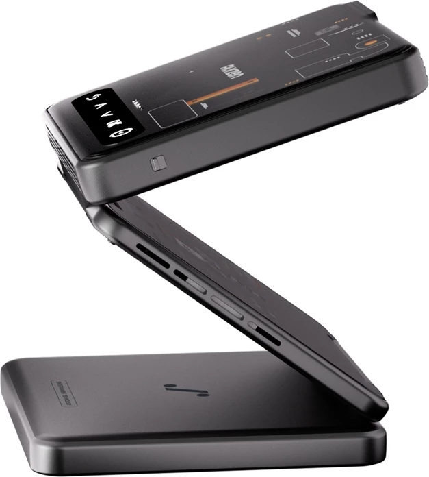 Projektor portativ i palosshëm Aurzen ZIP Cyber 720p DLP, 100 ANSI, bateri 5000 mAh, USB-C PD, i zi