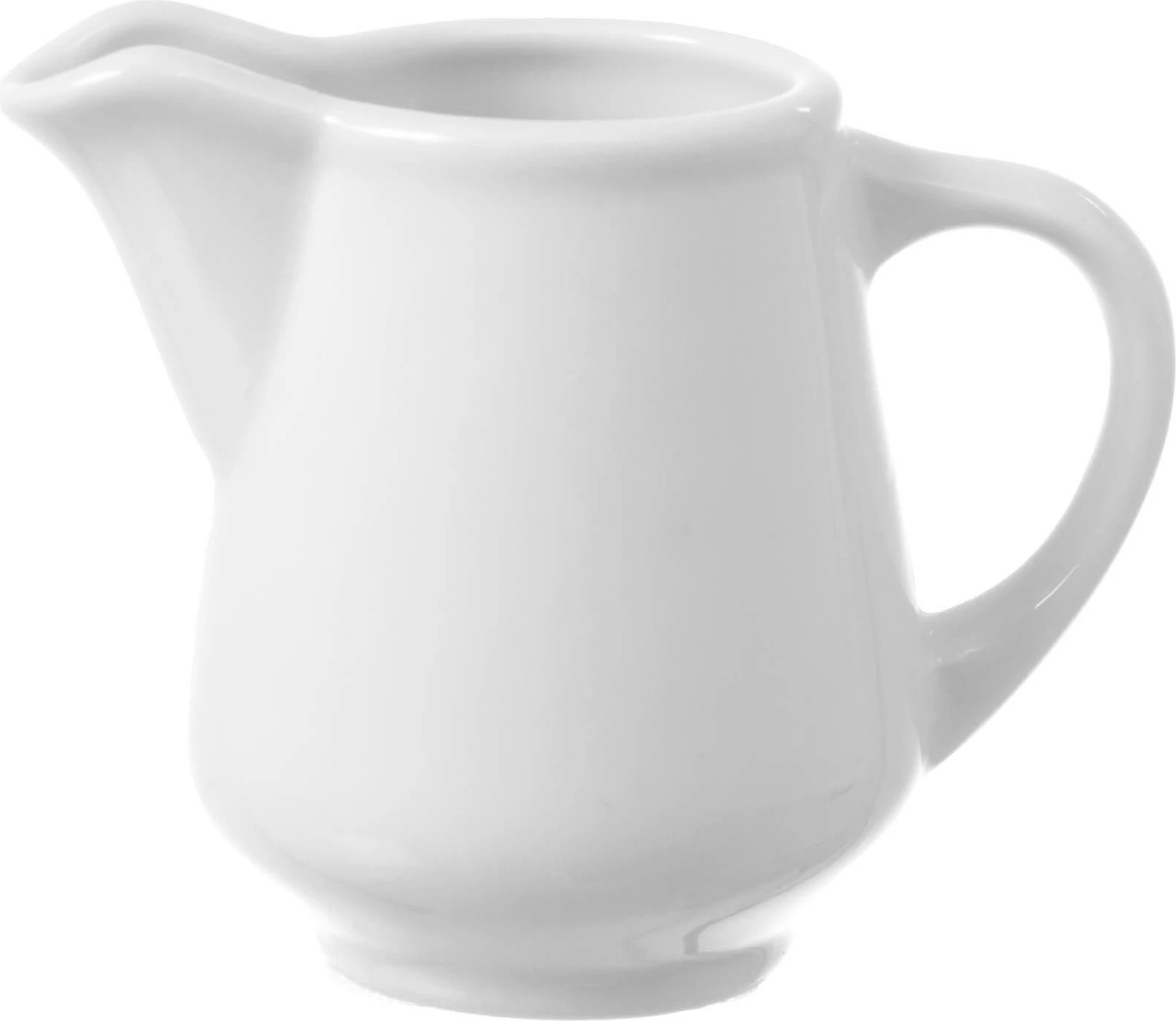 Shtambë qumështi Fine Dine Bianco 180 ml, porcelan, e bardhë, set 6 copë