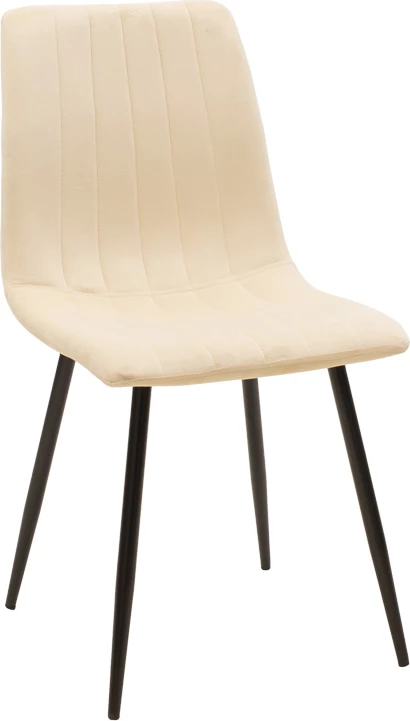 Set tavoline me karrige Natali-Noor, 3 pjesë, MDF e bardhë, këmbë natyrale, 80x80x76cm