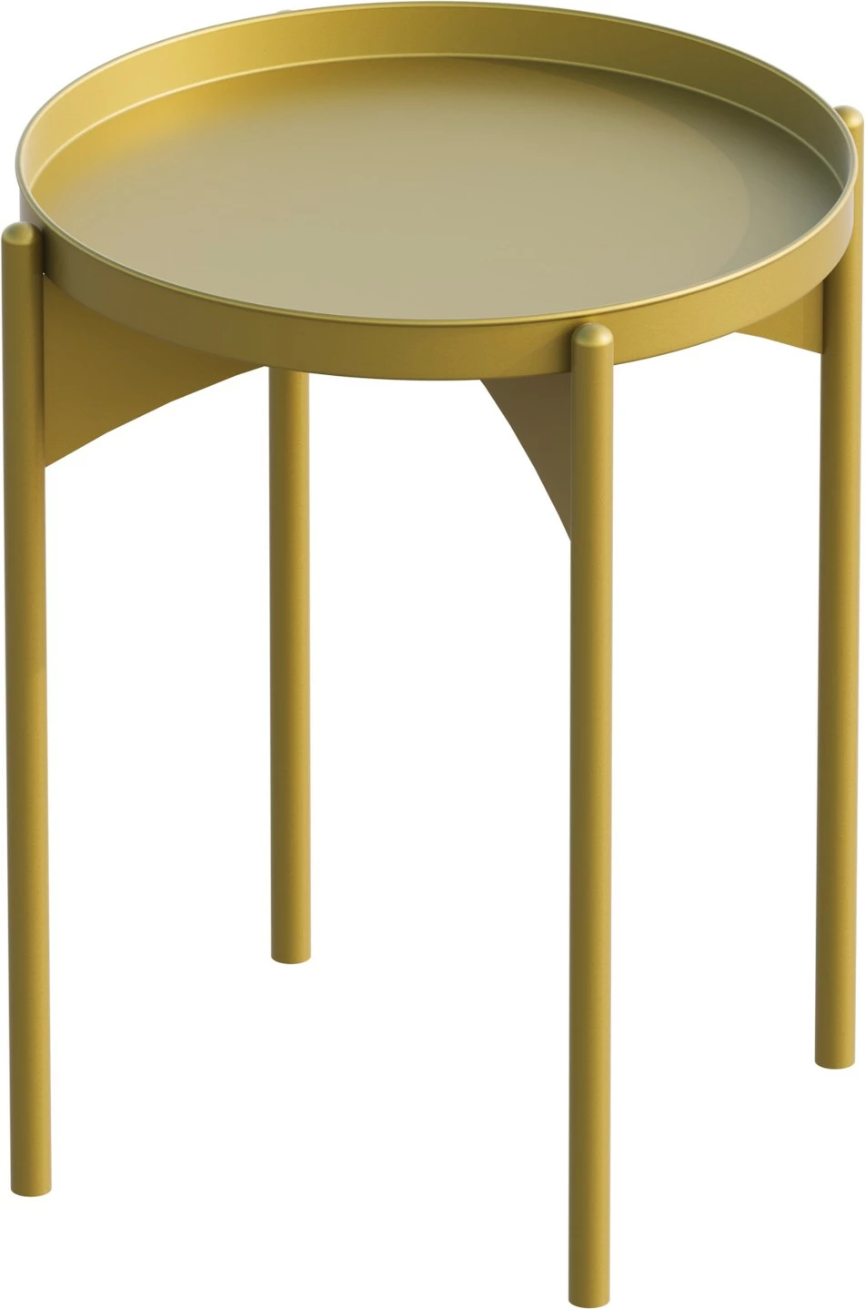 Tavolinë kafeje, ngjyrë ari, Hanah Home, SHB-002-B