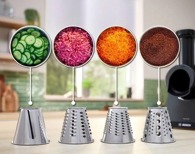 Mulli elektrik për mish Bosch MFWS660B, 500 W, i zi/argjend