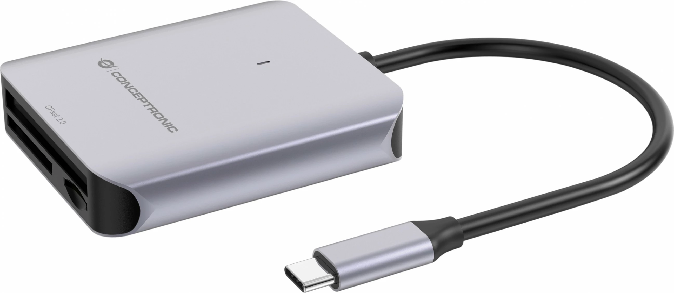 Lexues kartash Conceptronic USB-C3.2, SD/TF4.0/CFast2.0, zi